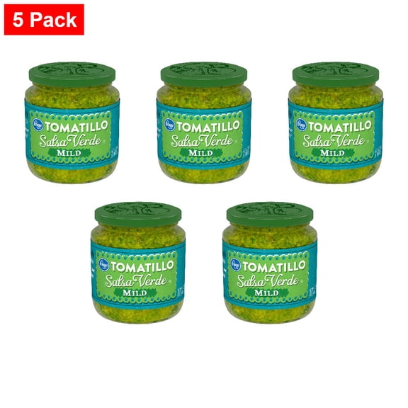 Kroger Mild Tomatillo Salsa Verde 16 oz - 5 Pack