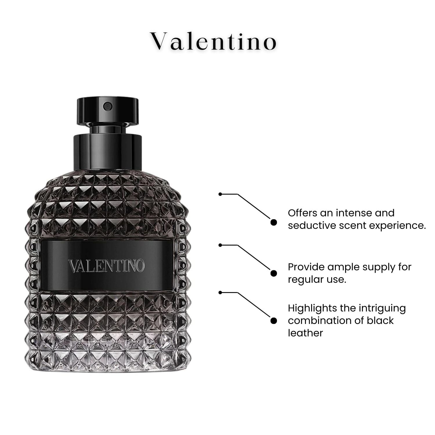 空*様 Valentino Uomo Intense 100ml VALENTINO UOMO INTENSE EAU DE PARFUM SPRAY FOR MEN 3.4 Oz