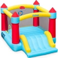 thumbnail image 1 of Bounce House Outfunny con tobogán para niños de 3 a 12 años, color azul, 1 of 7