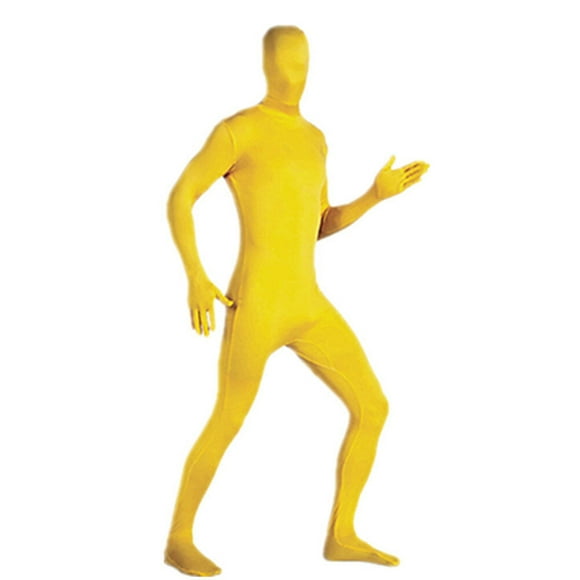 Traje de cuerpo completo unisex Sincero de Halloween Cosplay Amarillo XL