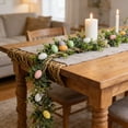 thumbnail image 5 of 6 FT Artificial Easter Garland with Eggs and Carrots, Spring Vine Flower Easter Garland Decor for Home Indoor Outdoor Party, Multi Colored Hanging Wall Decor for Mantle Kitchen Fireplace Tree, 5 of 6