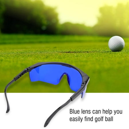Ymiko Golf Ball Finder Glasses Blue Lenses UV Protection Sunglasses with Storage Case,Golf Ball Finding Glasses,Golf Ball