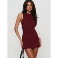 thumbnail image 6 of Women Elegant Solid Spaghetti Strap Mini Dress, Fashion Hollow Circle Detail Vest Dress, Chic Spring Summer Outfit for Daily Outings and Casual Social Occasions, 6 of 8