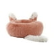 thumbnail image 3 of Cama para mascotas Perfecl Gatos redondos Casa cálida antideslizante 80cm Naranja Claro, 3 of 8