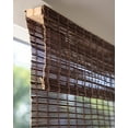 thumbnail image 3 of CHICOLOGY Cordless Bamboo Roman Shade, Buffalo (Room Darkening) 36"W X 64"H, 3 of 5