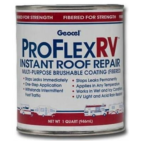 Geocel 24200 Pro Flex RV 1 Quart Instant Roof Repair - (Best Clear Roof Panels)