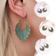 thumbnail image 4 of FENGGUIQU 1Par Pendientes Dangle Para Mujer En Con Vintage, 4 of 7