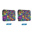 thumbnail image 7 of FORMRS 13-13.3 inch Laptop Sleeve Case Soft Carrying Quilted Computer Bag Cover, Colorful Psychedelic, 7 of 7