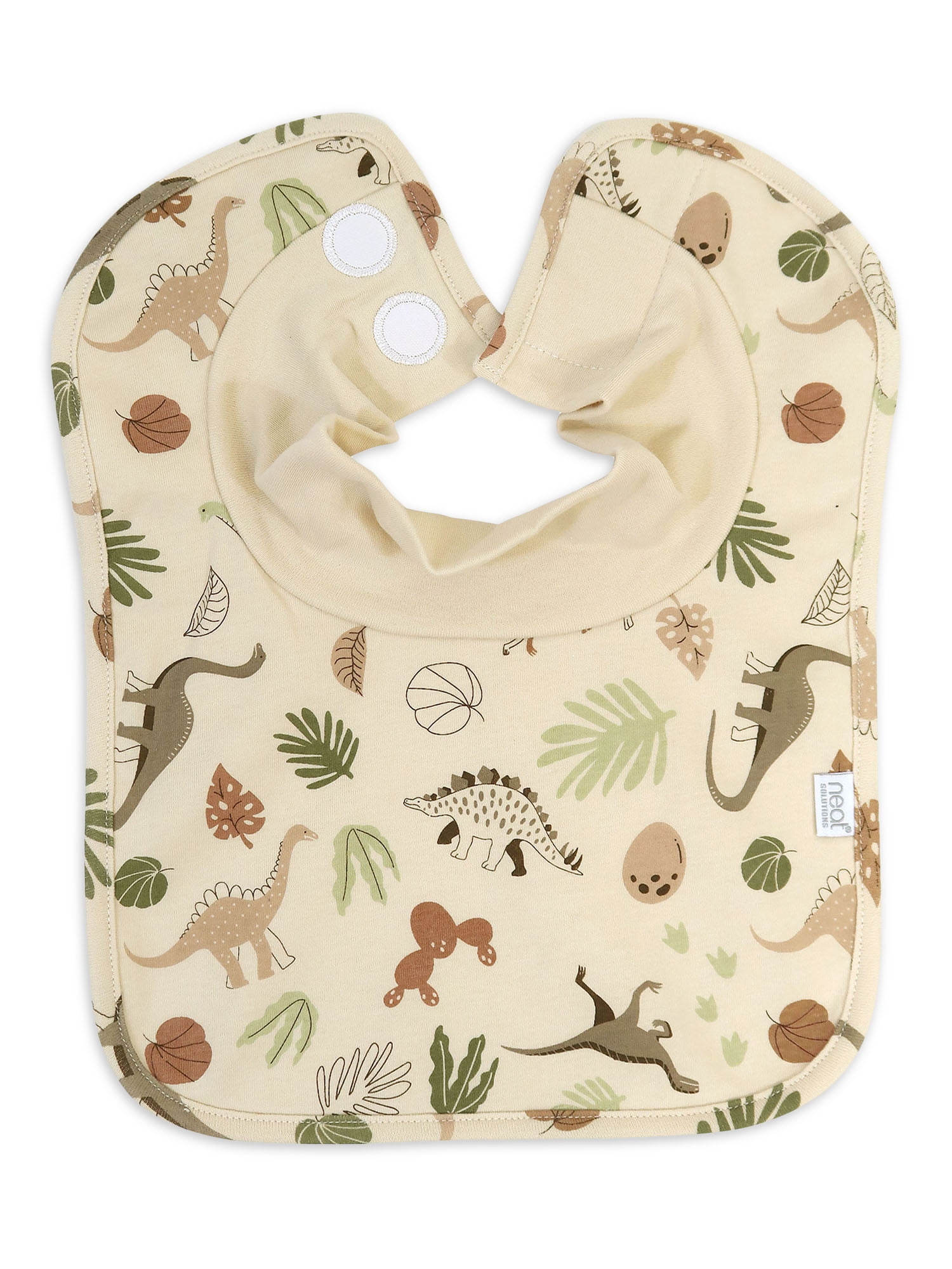 Neat Solutions 3 Pack Boy Printed Mock Neck Bib
