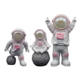thumbnail image 1 of 3 piezas de estatuas de , adornos de , adornos para tartas, esculturas parstanterías, alféizares, armarios de TV, Rosado Gloria Estatua de astronauta, 1 of 8