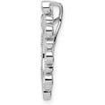 thumbnail image 2 of Solid 14K White Gold Lab Grown Diamond VS/SI GH, Fancy Teardrop Chain Slid - 24.01mm, 2 of 6