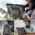 thumbnail image 6 of Fintie Case for iPad Air 11-inch M4/M3/M2 (2026/2025/2024), [Tuatara Magic Ring] 360 Degree Rotating Grip Stand Rugged Cover with Screen Protector & Pencil Holder, Black, 6 of 9