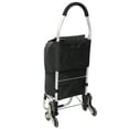 thumbnail image 4 of LiviNest Stair Climbing Shopping Trolley: Foldable Cart with Removable 40L Waterproof Bag & Triangular Wheels - Heavy Duty 40kg Capacity for Apartments & Stairs, 4 of 6