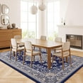 thumbnail image 2 of Noahas Area Rug Vintage Pattern Rug for Living Room, Den, Bedroom, Kids Room, Blue, 5' X 7', 2 of 4