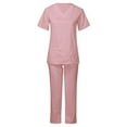 thumbnail image 3 of Samickarr Nursing Uniforms Scrubs Sets For Woman And Man Clearance Plus Size Working Uniform With Pocket Scrubs Medical Uniform Scrubs Top And Pants, 3 of 6