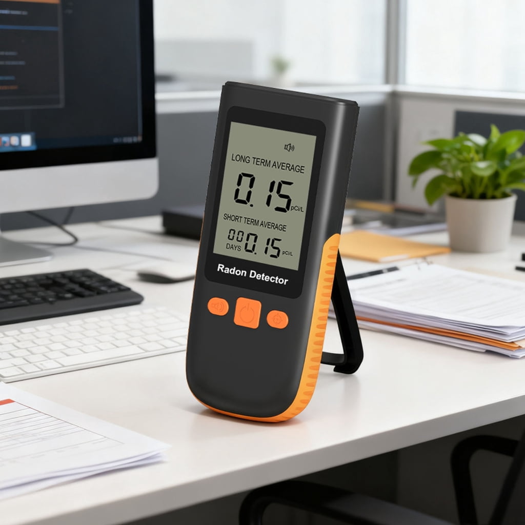 Advanced Radon Gas Detections Device With Three Unit Switchable Ideal For Basement And Workplace Safety