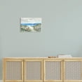 thumbnail image 2 of Stupell Industries Tranquil Beachside Flower Meadow Ocean Sailboats Scene Painting Unframed Art Print Wall Art, Design by Nan, 2 of 5