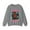 Graphite Heather, variant on Glamour Queen Unisex Heavy Blendâ„¢ Crewneck Sweatshirt: 'I said what I said' Logo, Black