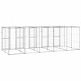 thumbnail image 3 of vidaXL Outdoor Dog Kennel Galvanised Steel 12.1 m², 3 of 4