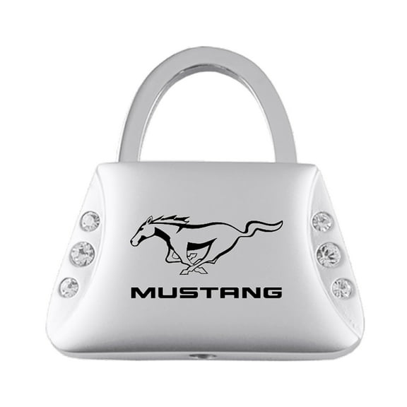 Ford Mustang Keychain & Keyring - Purse with Bling