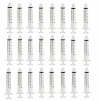 5 ml Luer Tip - 24 Pack - Silicone Syringes for Handfeeding Animals, and More