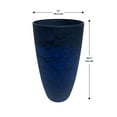 thumbnail image 3 of Acerra Curved Vase Planter, 11.5" x 20"H, Blue, 3 of 5