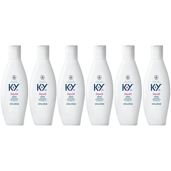K-Y Lubrifiant Personnel à Base d'Eau - 5 Oz, Lot de 6