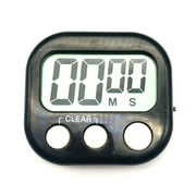 Large LCD Digital Magnetic Kitchen Countdown Timer Alarm with Stand Kitchen Timer Cooking Timer Alarm Clock White