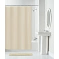 thumbnail image 2 of Mainstays Waterproof Heavyweight PEVA Shower Curtain Liner, 72" x 72", Beige, 2 of 5