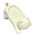 thumbnail image 5 of deevoka Cartoon Cat Soap Dish Holiday Gifts Soap Tray for Bathroom Countertop Shower White, 5 of 9