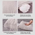 thumbnail image 6 of Tarmeek Quilted Pillow Core with PP Cotton Fill, 650g Low Profile Bed Pillow for Sleeping, 29x19 Inch Khaki Soft Supportive Pillow for Back Side and Stomach Sleepers, 6 of 6