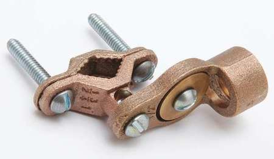 BURNDY C11LH1 Pipe Ground Clamp,10AWG,3.23In