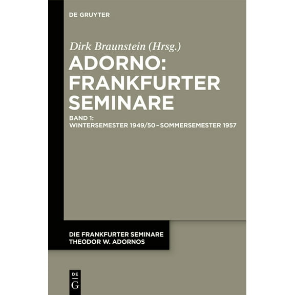 Wintersemester 1949/50 - Sommersemester 1957, (Hardcover)