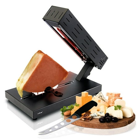 NutriChef PKCHMT26 - Electric Cheese Melter - Swiss Style Cheese Raclette Server
