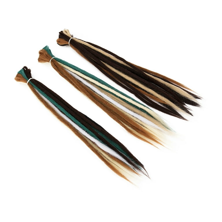 Natural Emerald Heart Feather Hair Extension Clip 
