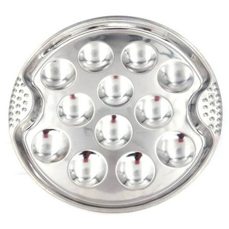 

Sanwood Escargot Plate Easy Clean 12-Holes Heat-resistant Lightweight Server Snail Plate for Escargot Kitchen Tool