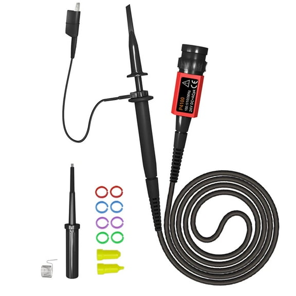 Treedix High Voltage Oscilloscope Probe P4100 100:1 100M 2KV Oscilloscope Probe