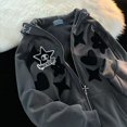 thumbnail image 4 of Oversized Y2k Hoodies Men Streetwear Stars Gothic Jackets Zip Up Women‘s Sweatshirt Unisex Kakazzy Hoddies, 4 of 5