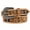 Frontier Faith Tan, variant on 42" Mens Western 1-3/4" Tapered Tan Leather Tooled Floral Cross Belt 26FK124T