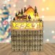 thumbnail image 2 of Calendario de Adviento LED de madera para Navidad, Casa con 24 cajones, cuenta atrás operada por batería, decoración navideña para el hogar, regalo para niños, 2 of 4