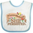 thumbnail image 3 of Inktastic Nevertheless, She Persisted Boys or Girls Baby Bib, 3 of 4