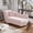 Pink, variant on Wiilayok Chaise Lounge Indoor Furniture with Storage,Adjustable Sleeper Sofa Lounge Chair,Velvet Futon Couch Bed