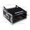 thumbnail image 2 of Sound Town 4U PA DJ Rack/Flight/Road Case with 11U Slant Mixer Top, 20’’ Rackable Depth, 4-Space Size (STMR-4US), 2 of 6