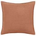 thumbnail image 1 of Bouclair Terracotta Ripple Texture Square Cushion, 1 of 4