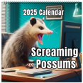 thumbnail image 1 of 2025 Funny Screaming Possums Calendar,Possum Calendar 12 Month Planner, 1 of 4