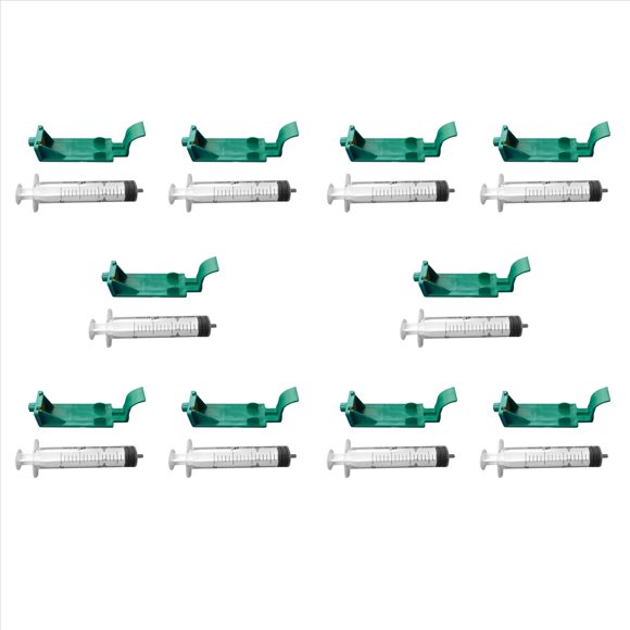 10X Clip de SuccióN de Herramienta de Tinta de Recarga de Cartucho de Tinta Adecuado para 45 51645 6615 51640 240 15 Clip de AbsorcióN Hebilla de Clip de Recarga