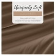 thumbnail image 6 of Double-Brushed Microfiber Twin Sheet Set 3 Piece – Oeko-TEX Certified Ultra Soft & Wrinkle-Free - 16" Deep Pocket Sheets - Easy Care Twin Size - Taupe, 6 of 8