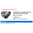thumbnail image 2 of Throttle Body - Compatible with 2018 - 2020 Mercedes-Benz S63 AMG 2019, 2 of 5