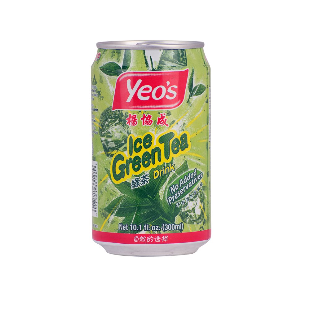 (Pack of 24) Yeo's Iced Green Tea Drink, 10.1 Fl Oz, 24 Count Walmart