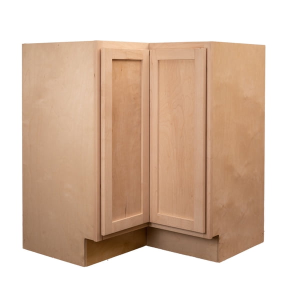 RTA Cabinets USA Raw Maple Lazy Susan Base Cabinet | 30"Wx34.5"Hx18"D